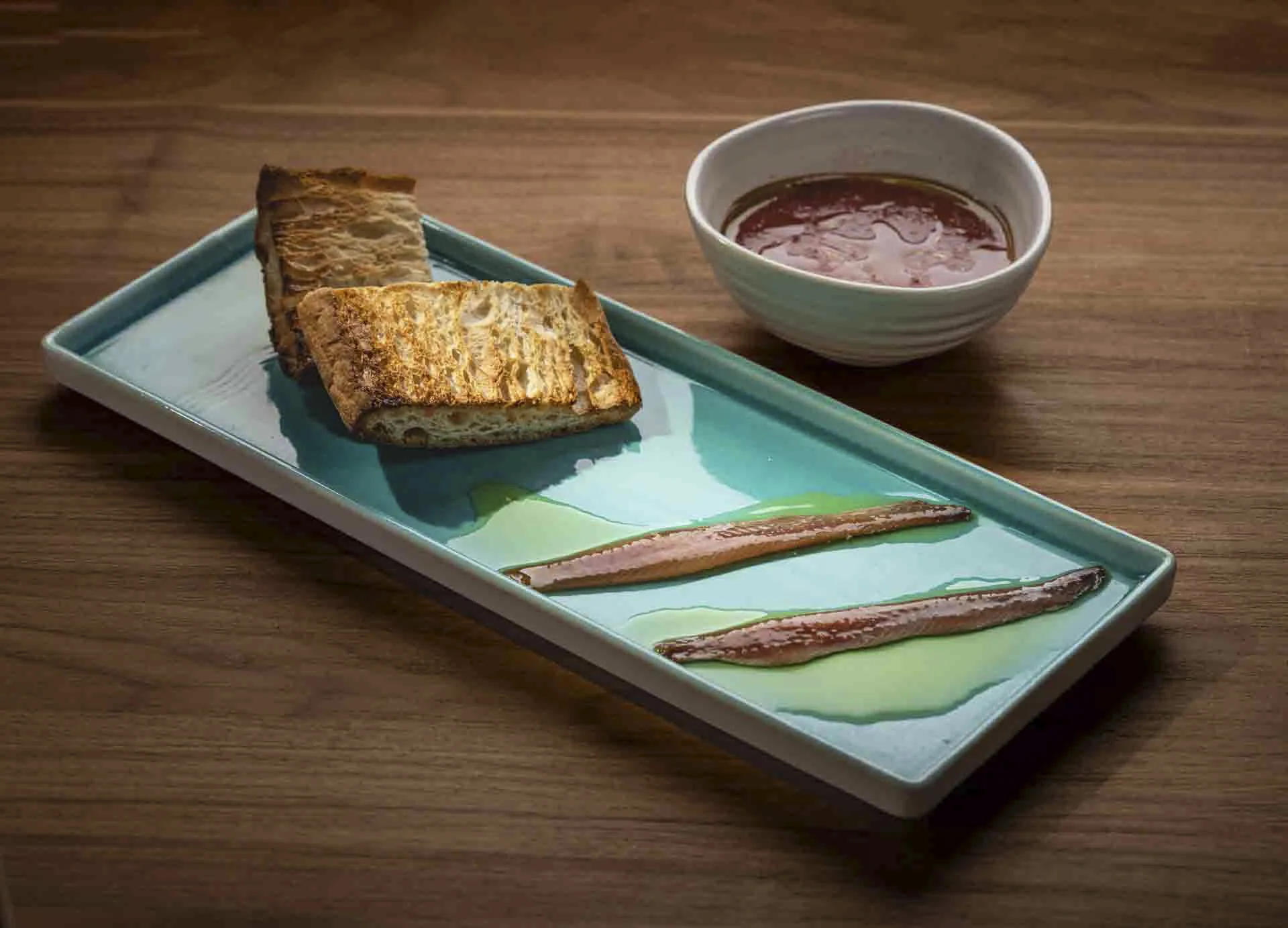 Anchoas 00 del Cantábrico con Pan de Cristal