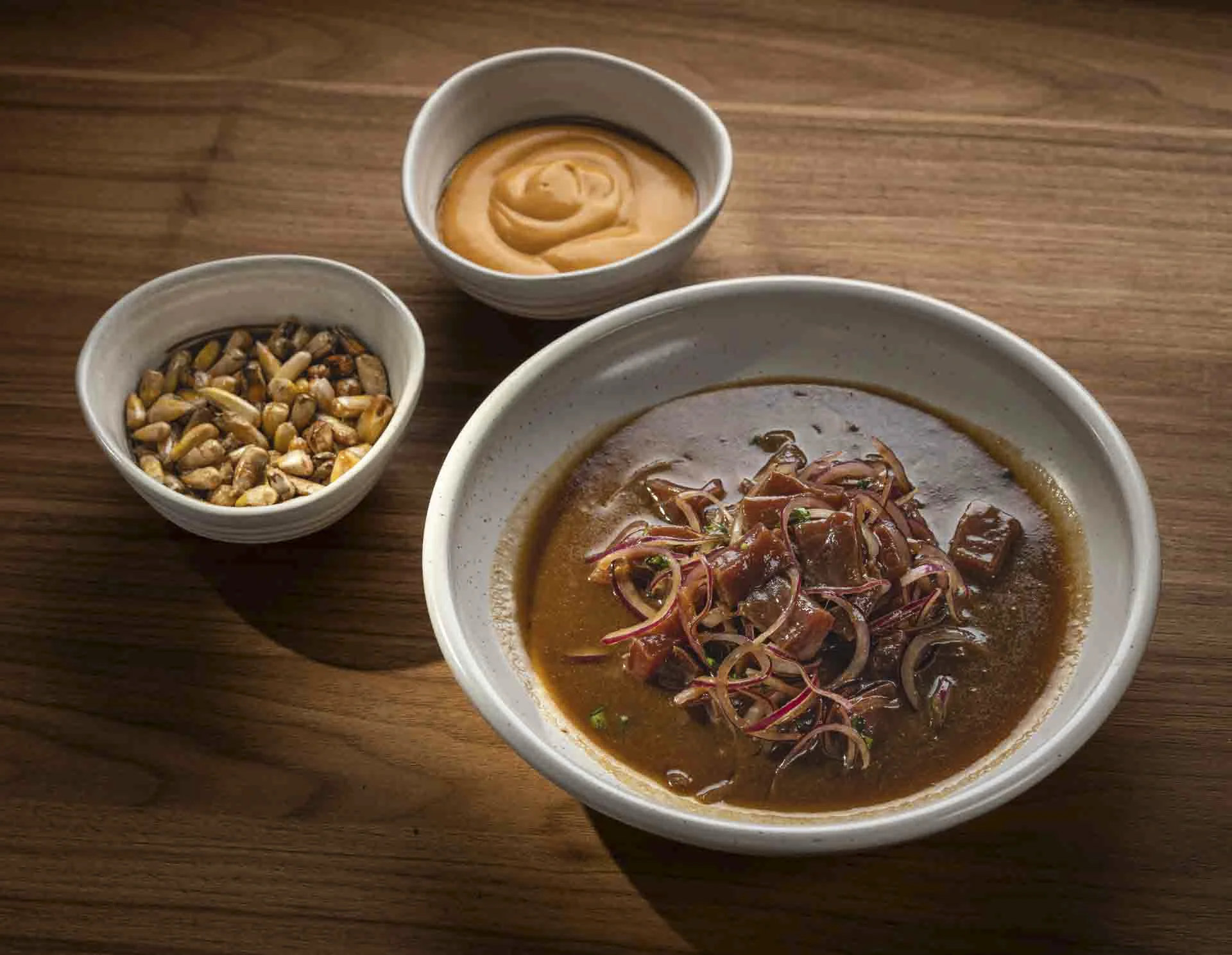 Ceviche Nikkei de Atún Rojo de Almadraba