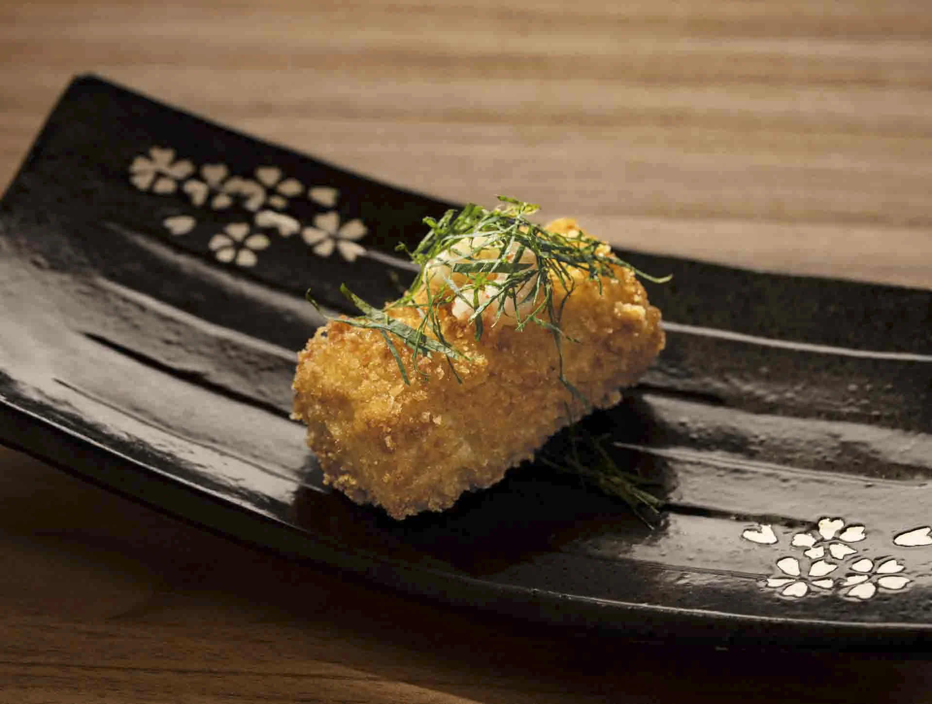 Croquetas LAKSA con Quisquilla y Gambón