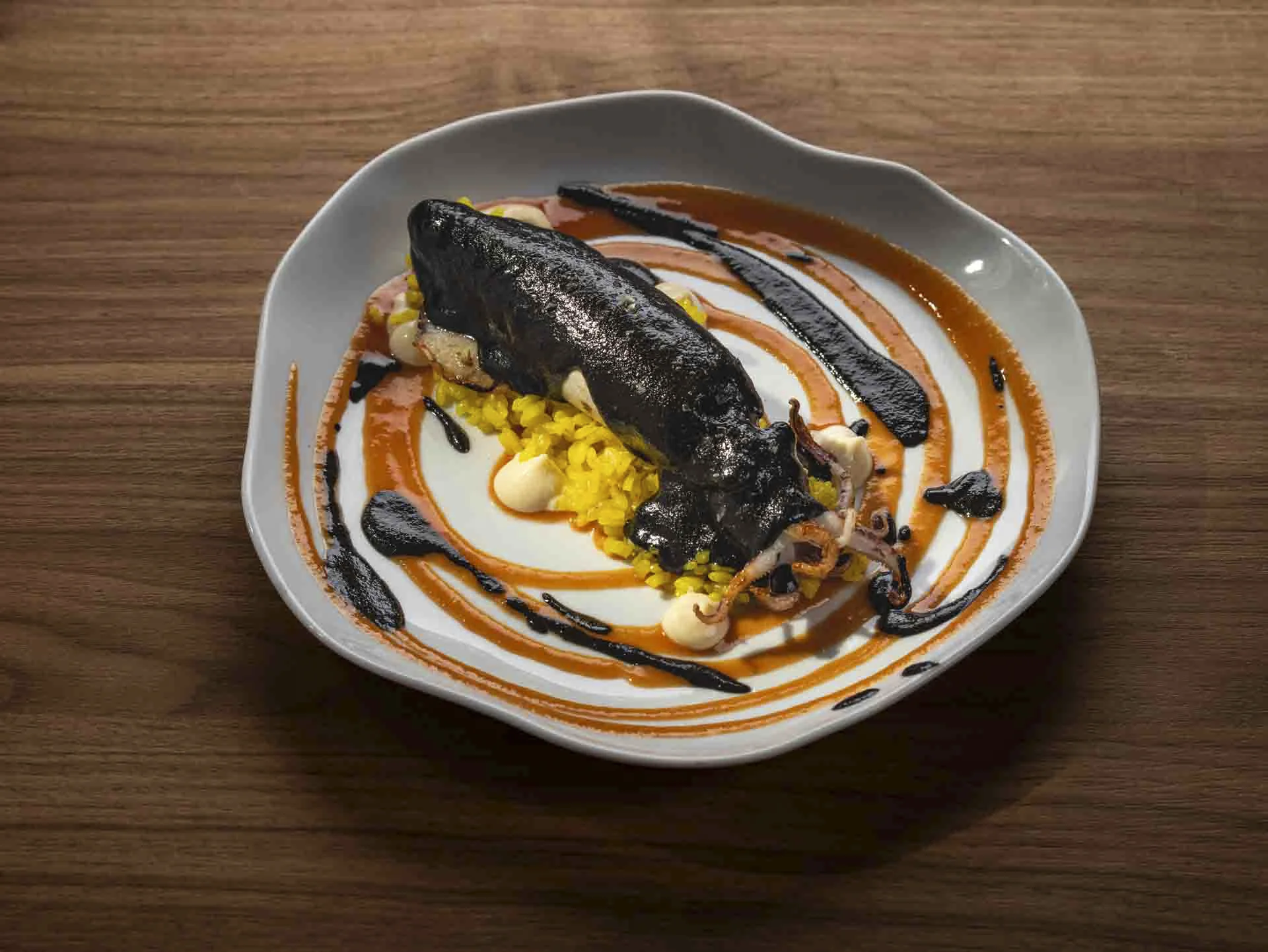 Curry Negro de Calamar de Sri Lanka 🌶