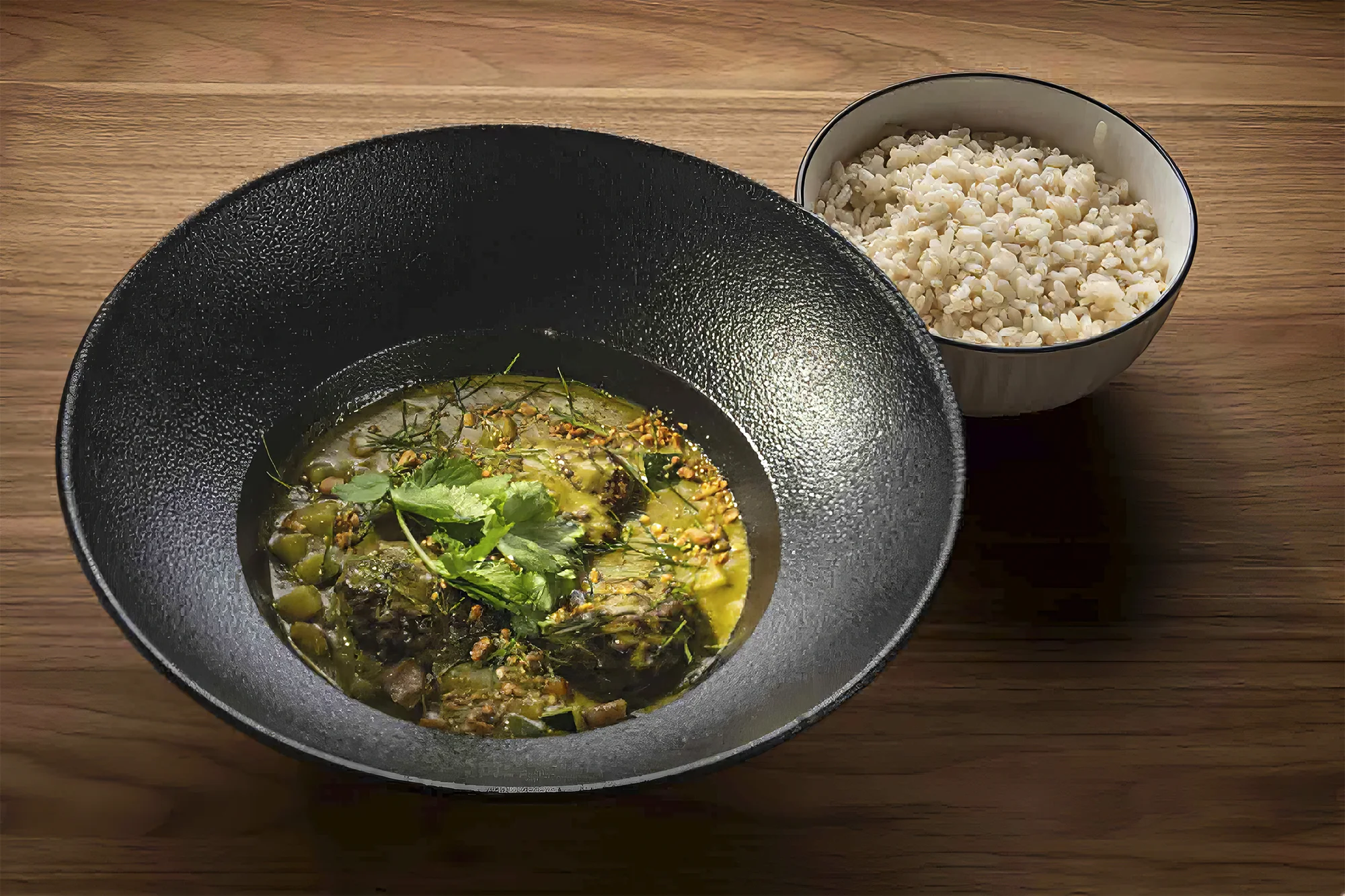 Curry Verde de Albóndigas de Vaca Madurada 🌶